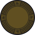 Pine Refuge Green Rug - 8 Ft. Round
