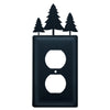 Wrought Iron Pines Single Outlet Cover - OUT OF STOCK UNTIL 07/18/2026