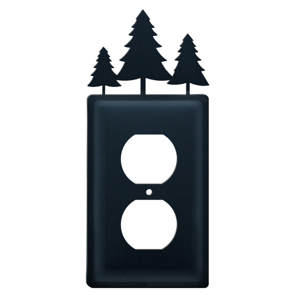 Wrought Iron Pines Single Outlet Cover - OUT OF STOCK UNTIL 07/18/2026
