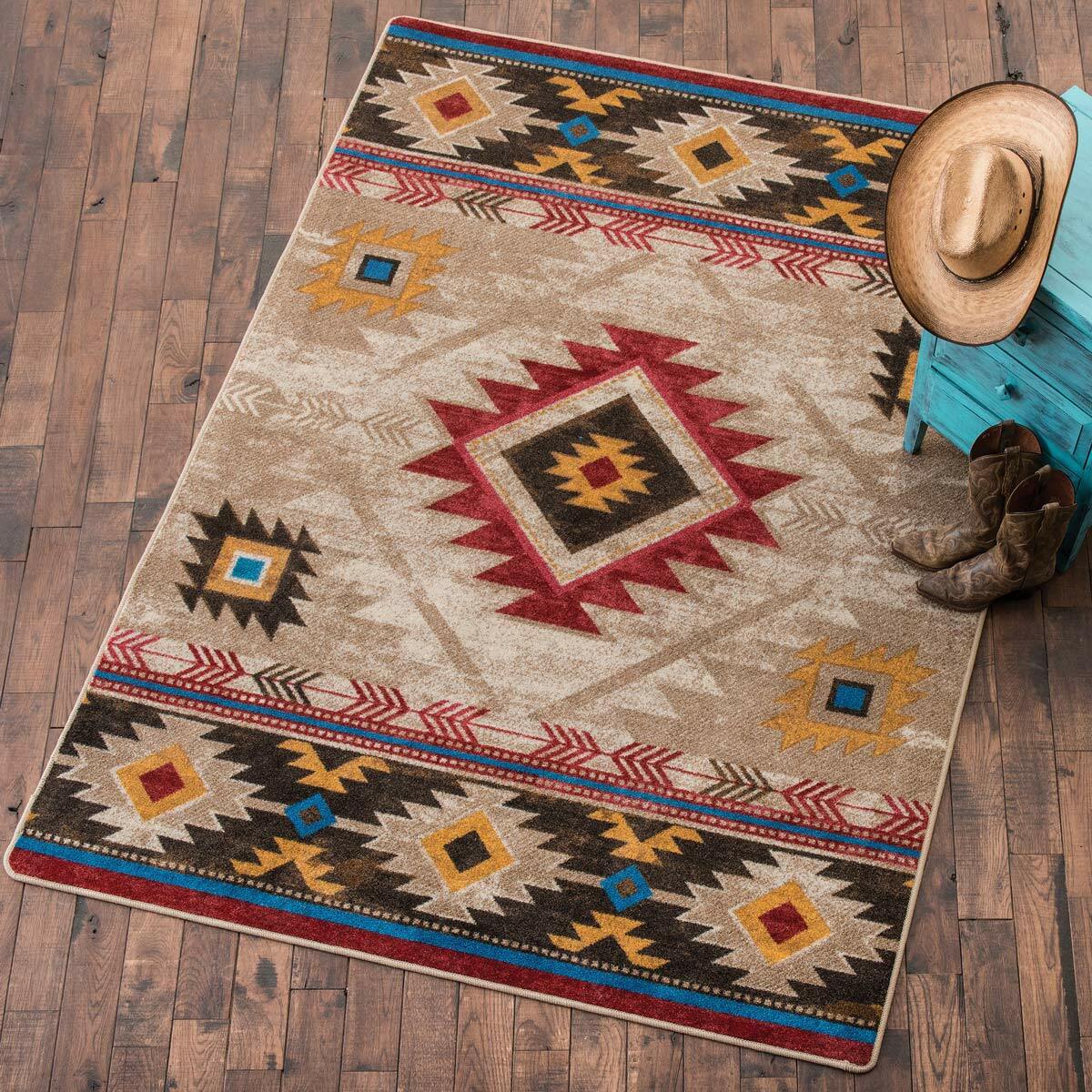 Whiskey River Natural Rug - 4 x 5