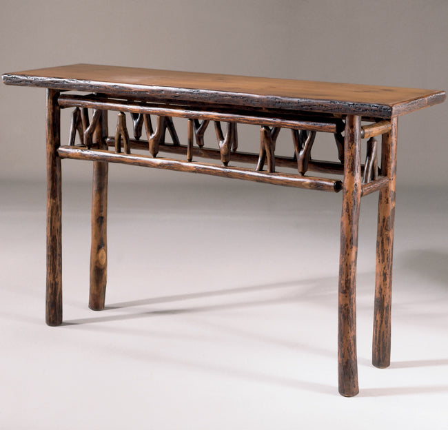 Black Forest Hickory Slingshot Sofa Table