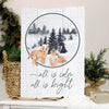 Snowy Fox Wall Art