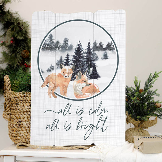 Snowy Fox Wall Art