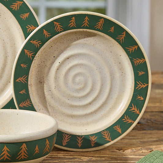 Northwoods Spring Stoneware Salad Plate - OVERSTOCK