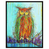 Vibrant Skies Owl Wall Art
