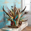 Three Horn Floral Arrangement