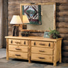 Rocky Mountain Log Dresser w/Mirror