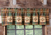 Wood River Pinecone Patch Lined Valance