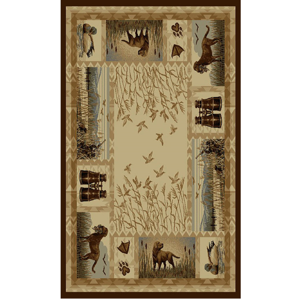 Hunter's Best Friend Rug - 2 x 4