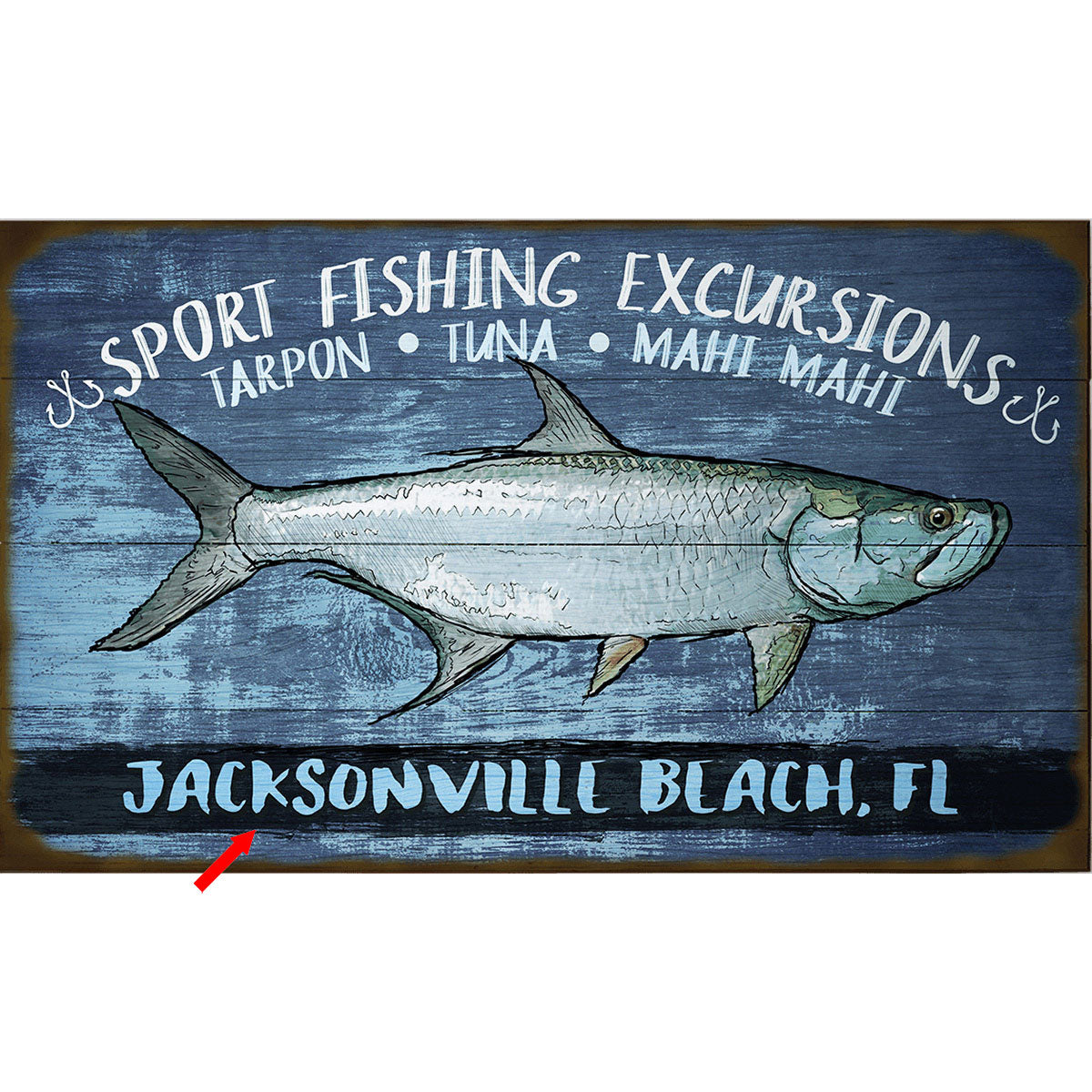 Fishing Excursion Personalized Sign