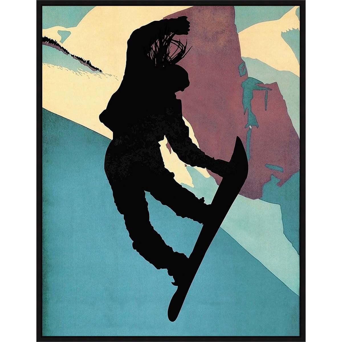 Backcountry Snow Air Wall Art - Girl
