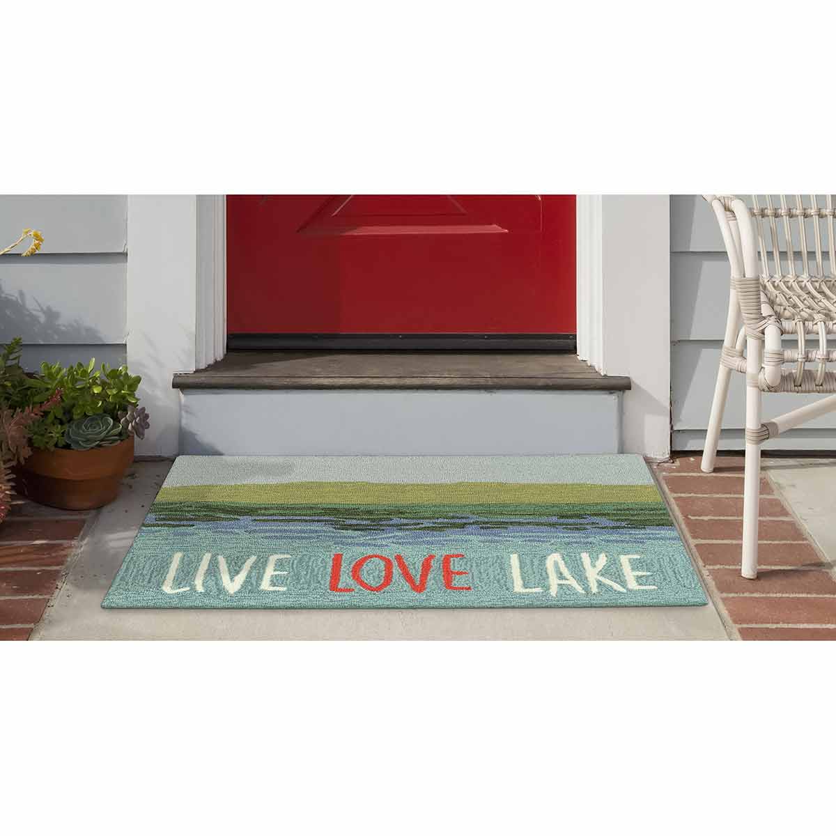 Lake Life Indoor/Outdoor Rug - 2 x 3
