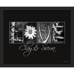 Personalized Nature "Love" Framed Canvas - Large