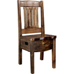 Lima Live Edge 18 Inch Dining Side Chair - Provincial Stain