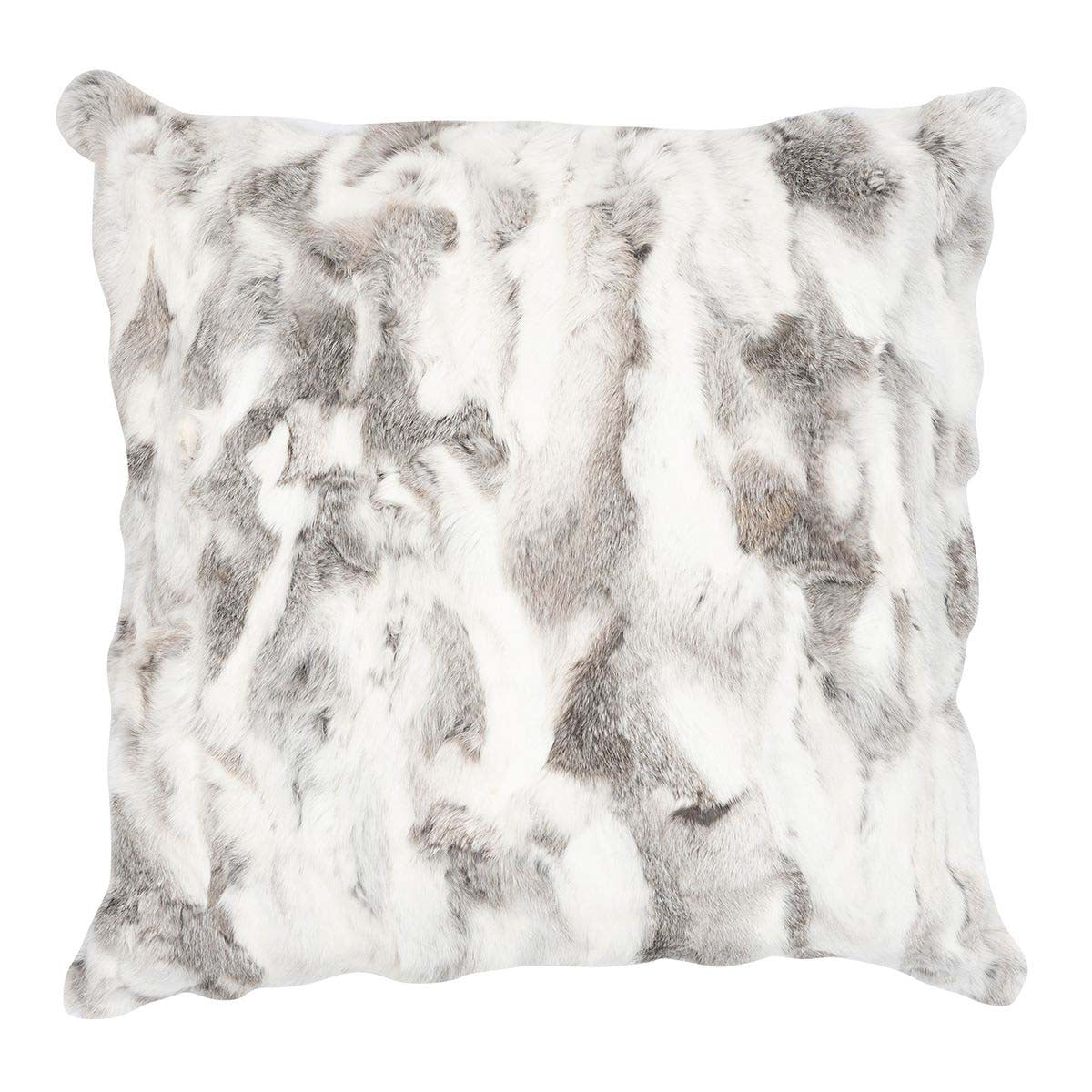 Gray Pieced Rabbit Pillow - 26 x 26
