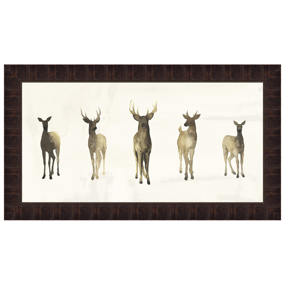 Deer Herd I Framed Print