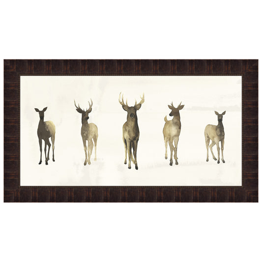 Deer Herd I Framed Print