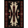 Horse Blanket Black Rug - 3 x 4