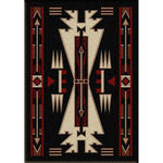 Horse Blanket Black Rug - 3 x 4