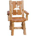 Log Cut-Out Arm Chair - Loon