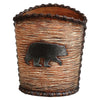 Black Bear Hideaway Waste Basket
