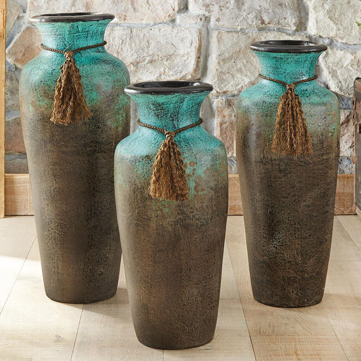 Desert Rain Clay Vases - Set of 3 - OUT OF STOCK UNTIL 06/24/2026