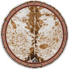 Cattle Drive Spotted Brindle Rug - 8 Ft. Round