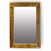 Reclaimed Wood Nailhead Mirror