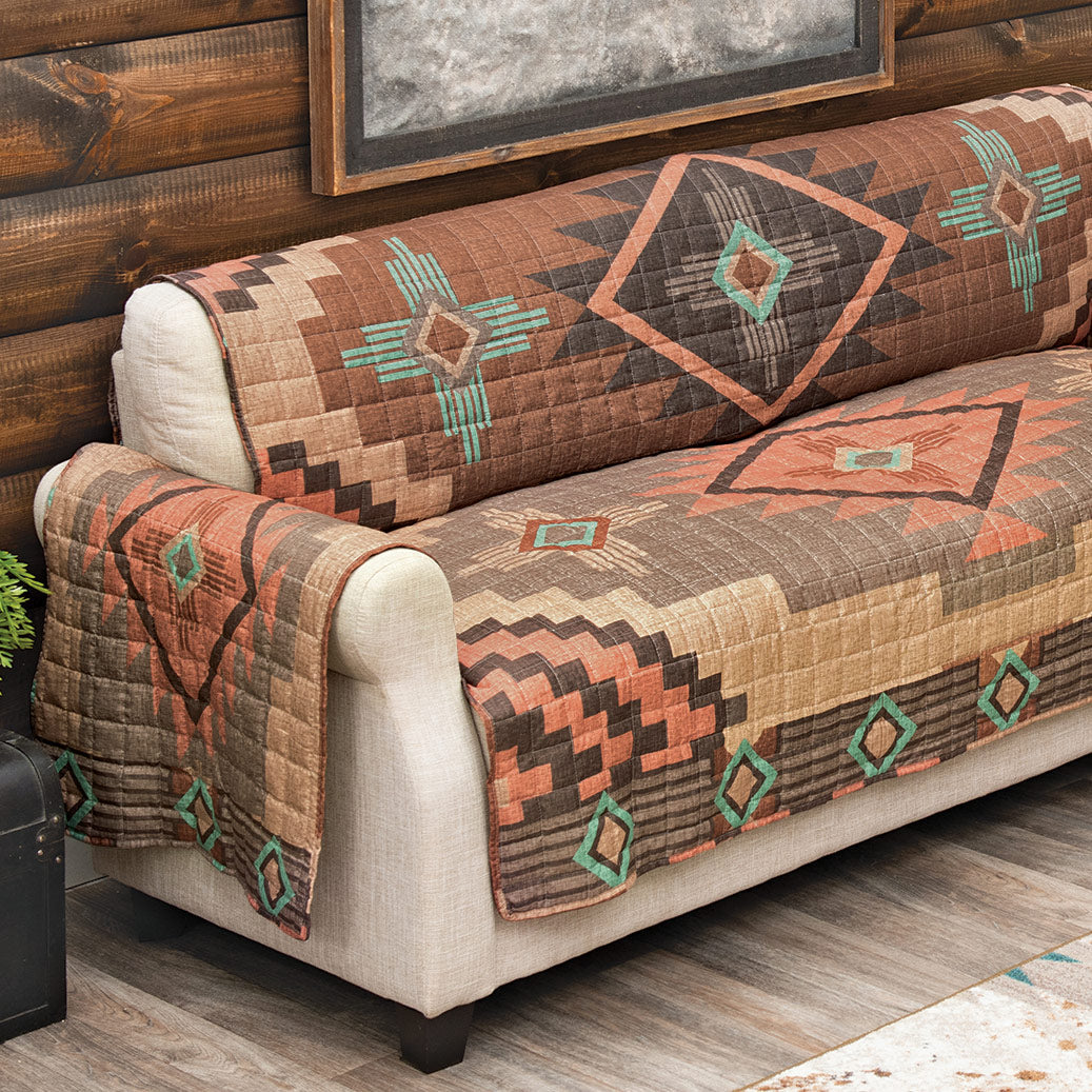 Sierra Crosses Loveseat Cover