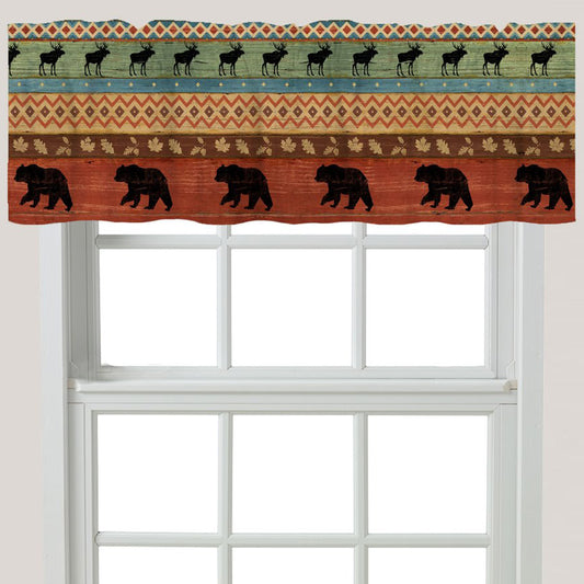 Bear & Moose Crossing Valance - OUT OF STOCK UNTIL 09/30/2026