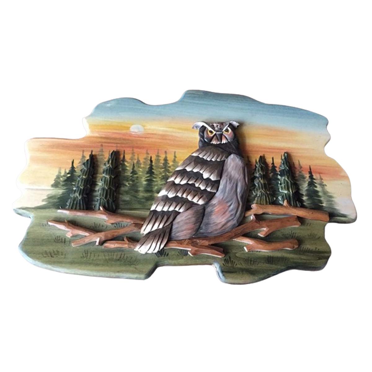Sunset Owl Wall Art