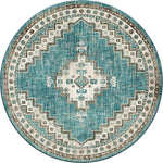 Sedona Nights Turquoise Rug - 8 Ft. Round