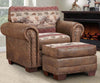 Forest Deer Armchair & Ottoman