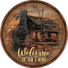 Log Home Life Wood Sign