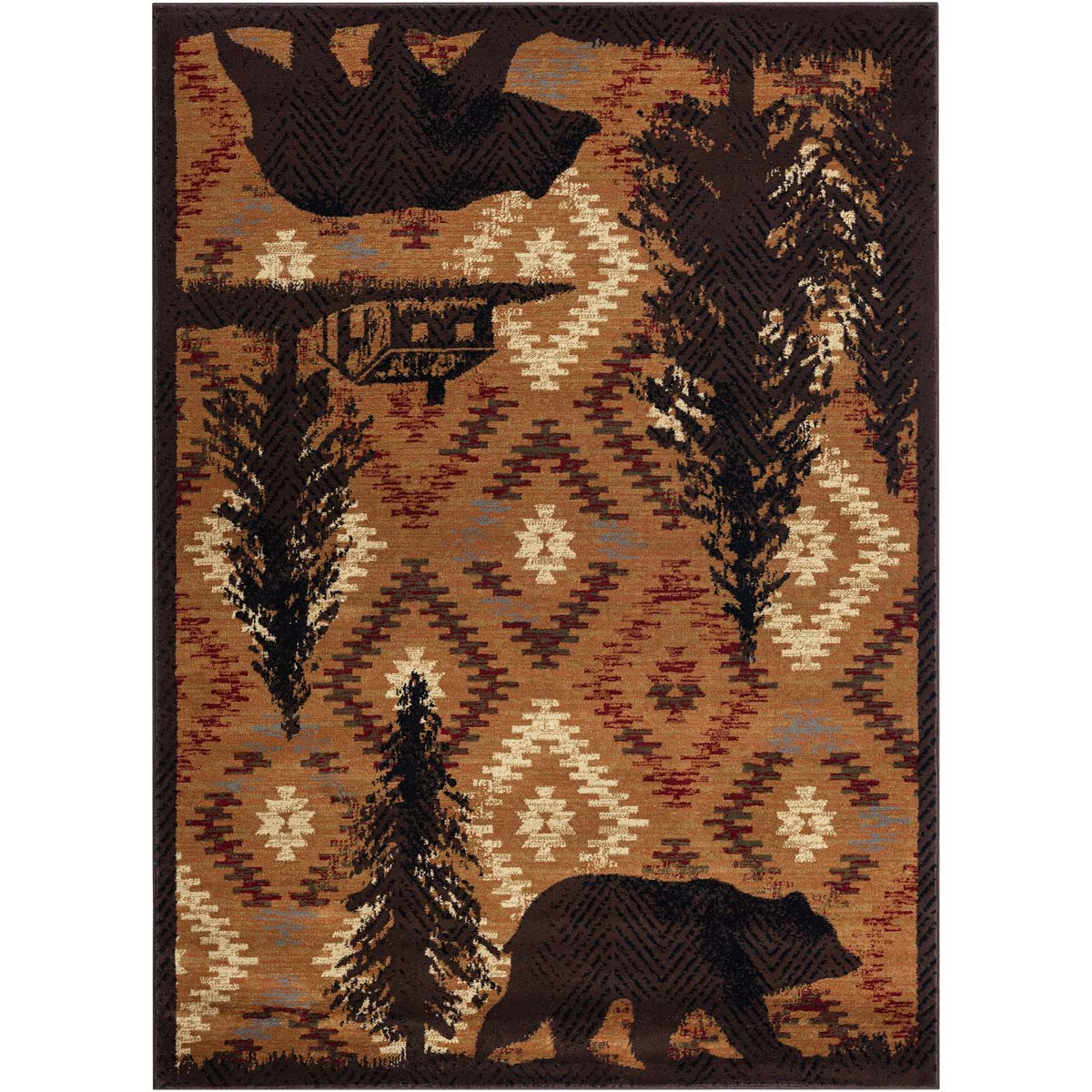 Backwoods Retreat Rug - 2 x 8