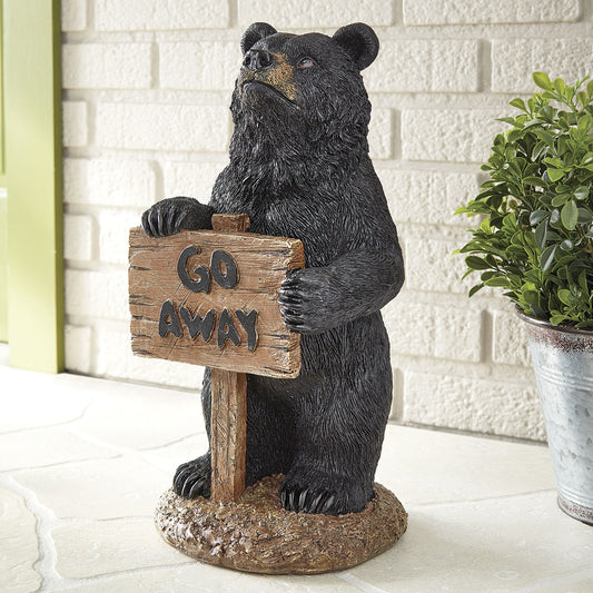 Go Away Bear Sculpture - CLEARANCE