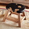 Hand-Carved Wood Bear Footstool- SALE - OUT OF STOCK UNTIL 06/23/2026