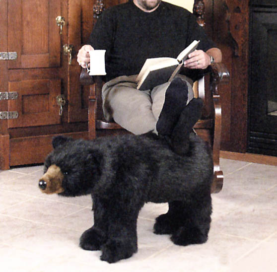Black Bear Foot Rest - OUT OF STOCK UNTIL 08/31/2026