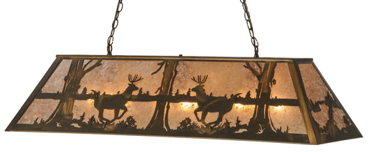 Dancing Deer Oblong Pendant Light