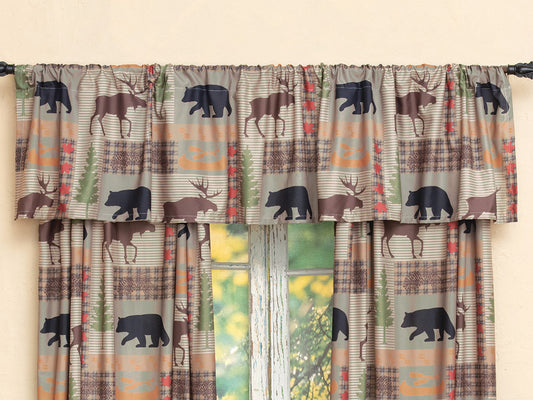 Woodland Collage Valance