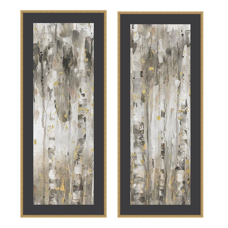 Birch Bliss Framed Wall Art - Set of 2