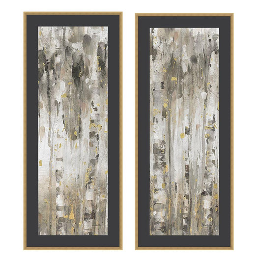 Birch Bliss Framed Wall Art - Set of 2