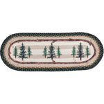 Forest Pines Framed Table Runner