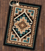 Aztec River Rug - 5 x 8