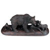 Burlwood Bear & Cubs Sculpture