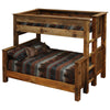 Barnwood Queen/Queen Bunkbed