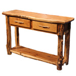 Aspen 2 Drawer Sofa Table with Shelf