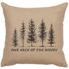 Neck of Woods Square Pillow - Natural