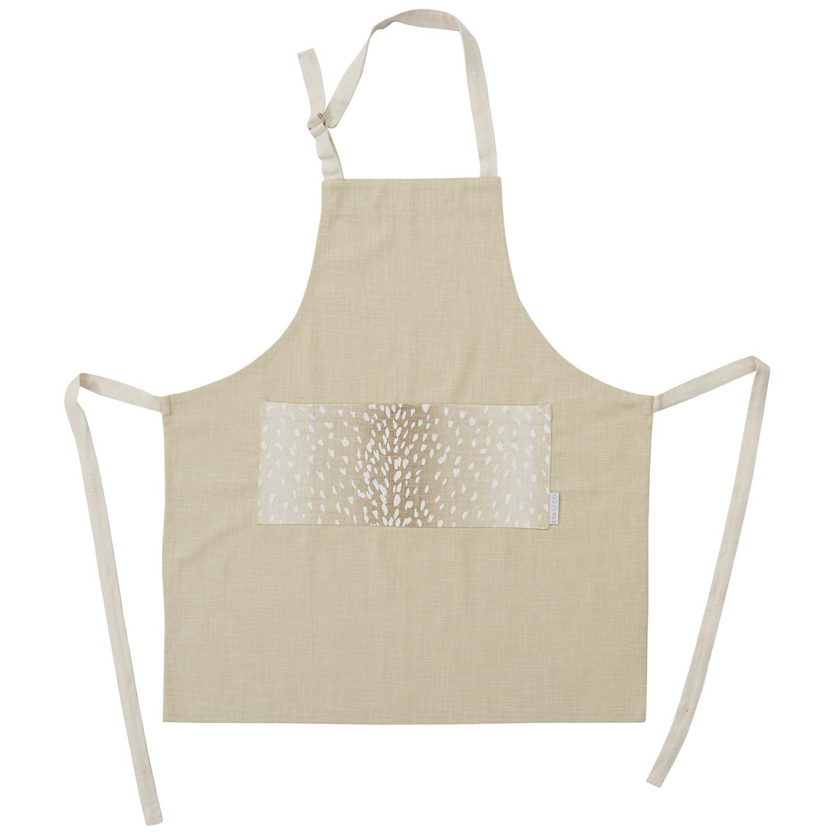 Faux Fawn Hide Apron