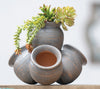 Adobe Clay Sticky Pots - Gray